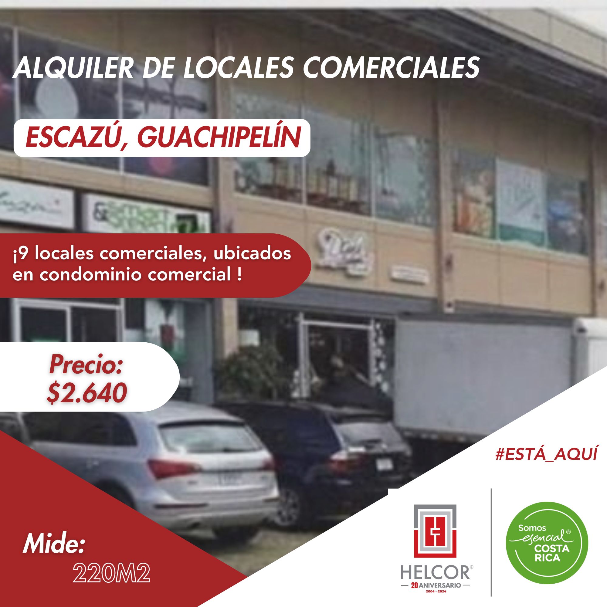 LOCALES COMERCIALES EN GUACHIPELÍN DE ESCAZÚ