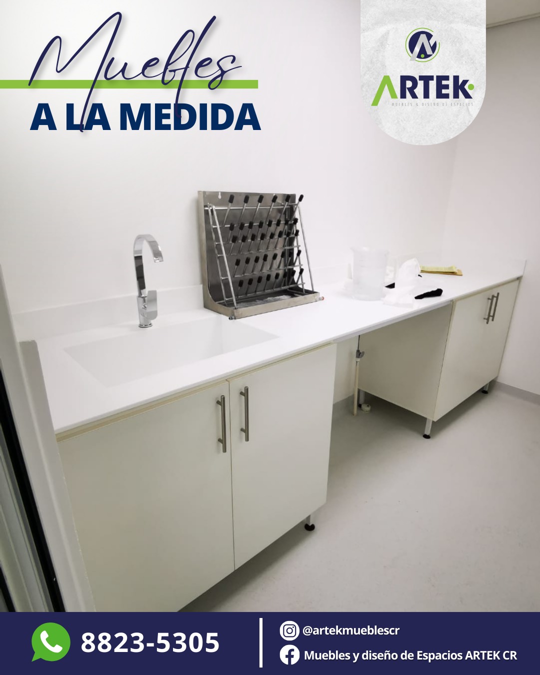 ¿Buscando muebles a la medida para laboratorios y clínicas? ¡Estás en el lugar indicado!