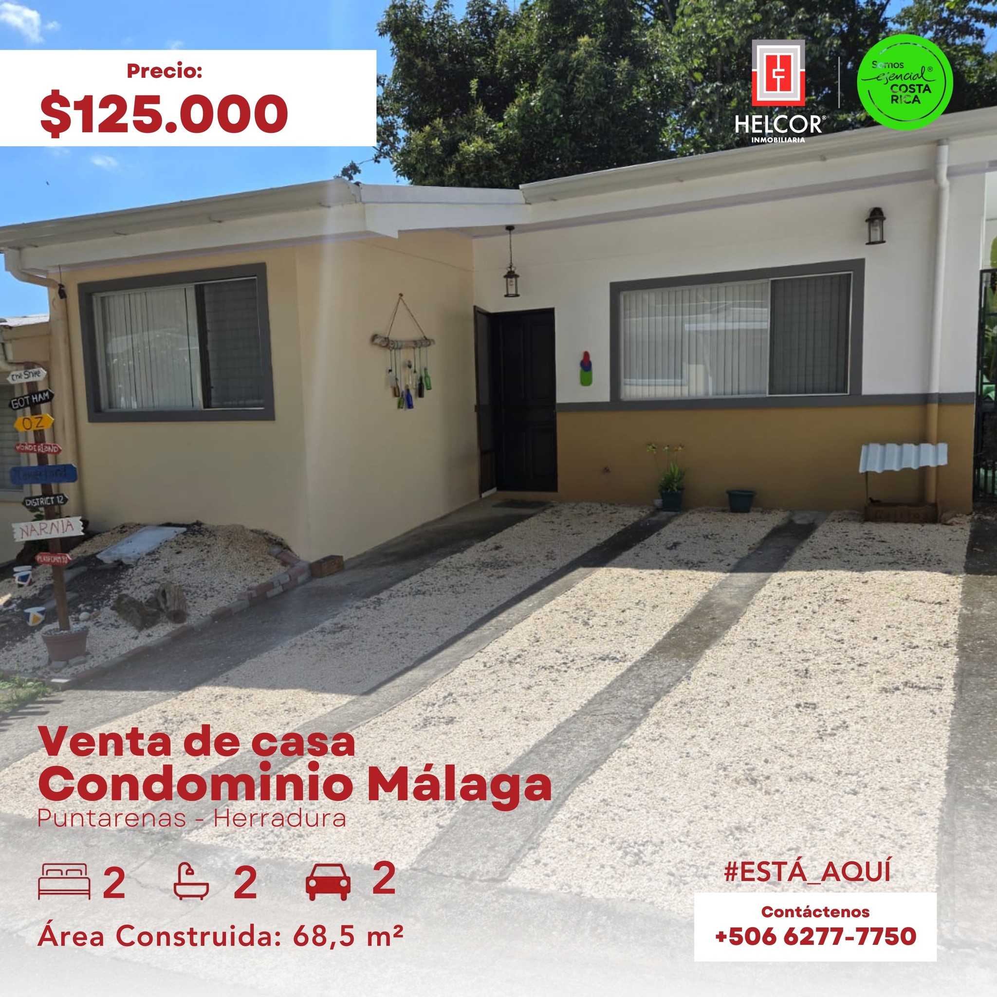 VENTA DE CASA – PUNTARENAS, HERRADURA, CONDOMINIO MÁLAGA