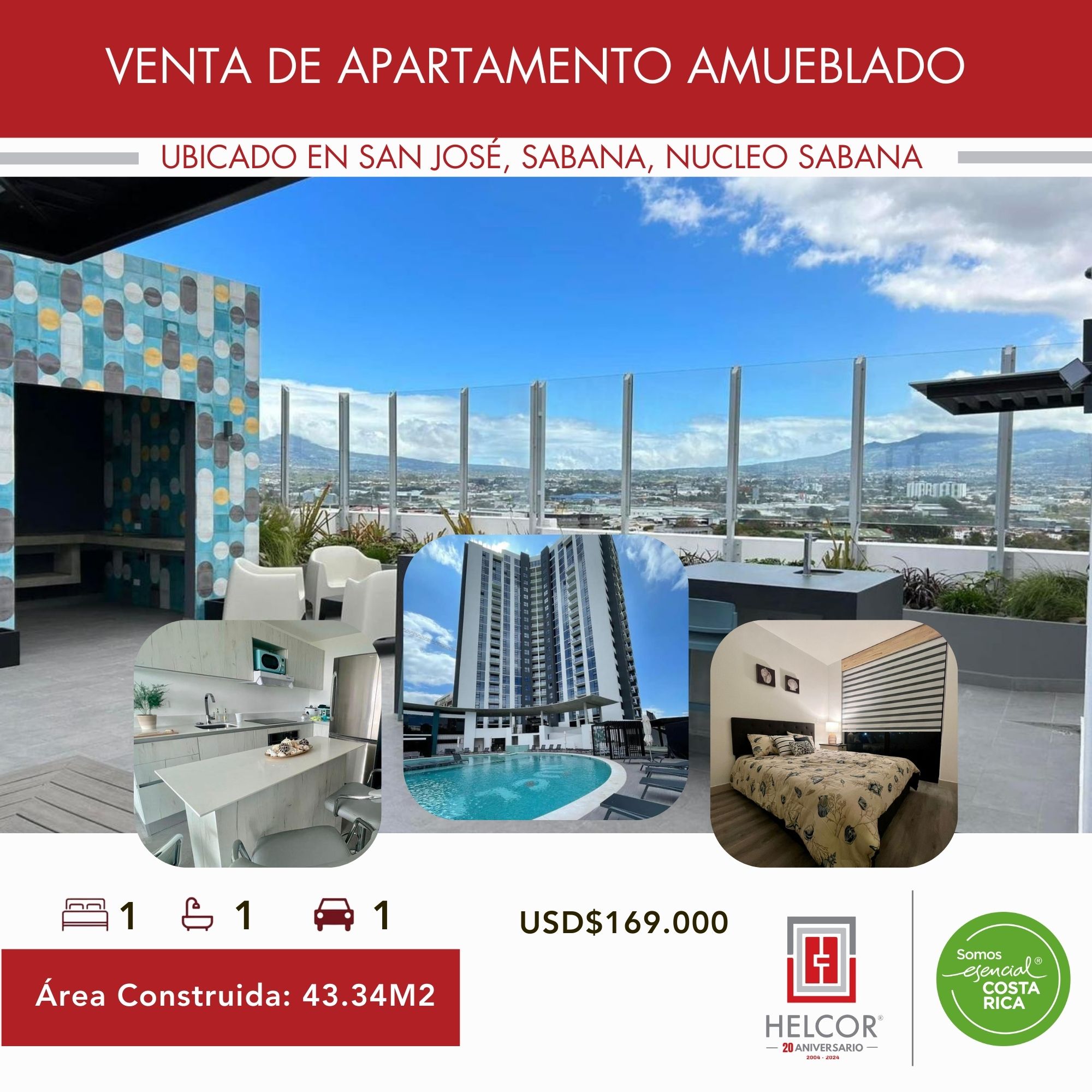 APARTAMENTO AMUEBLADO EN LA SABANA