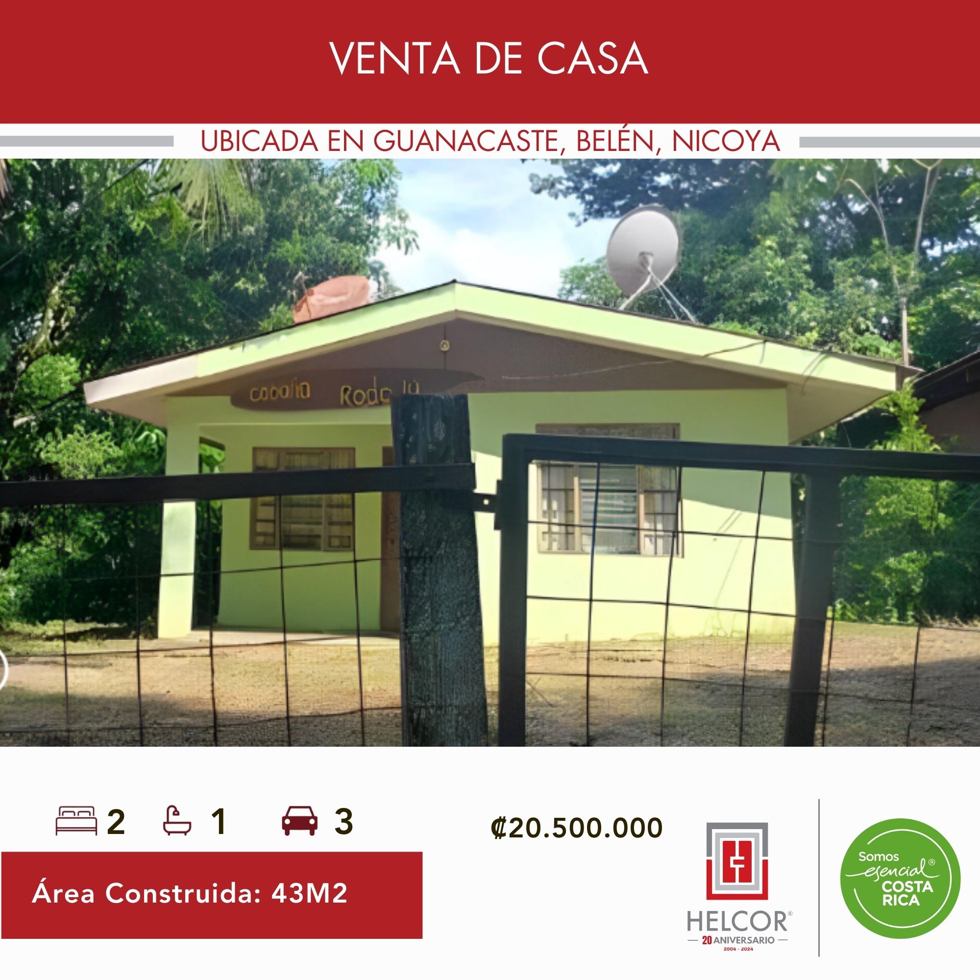 VENTA DE CASA EN GUANACASTE, NICOYA