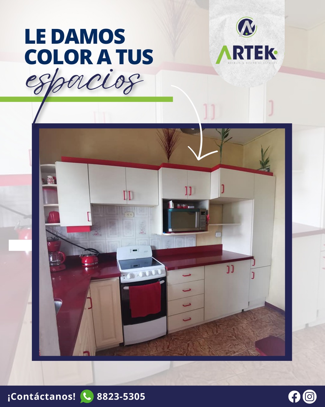 ¡Dale color y vida a tu cocina!