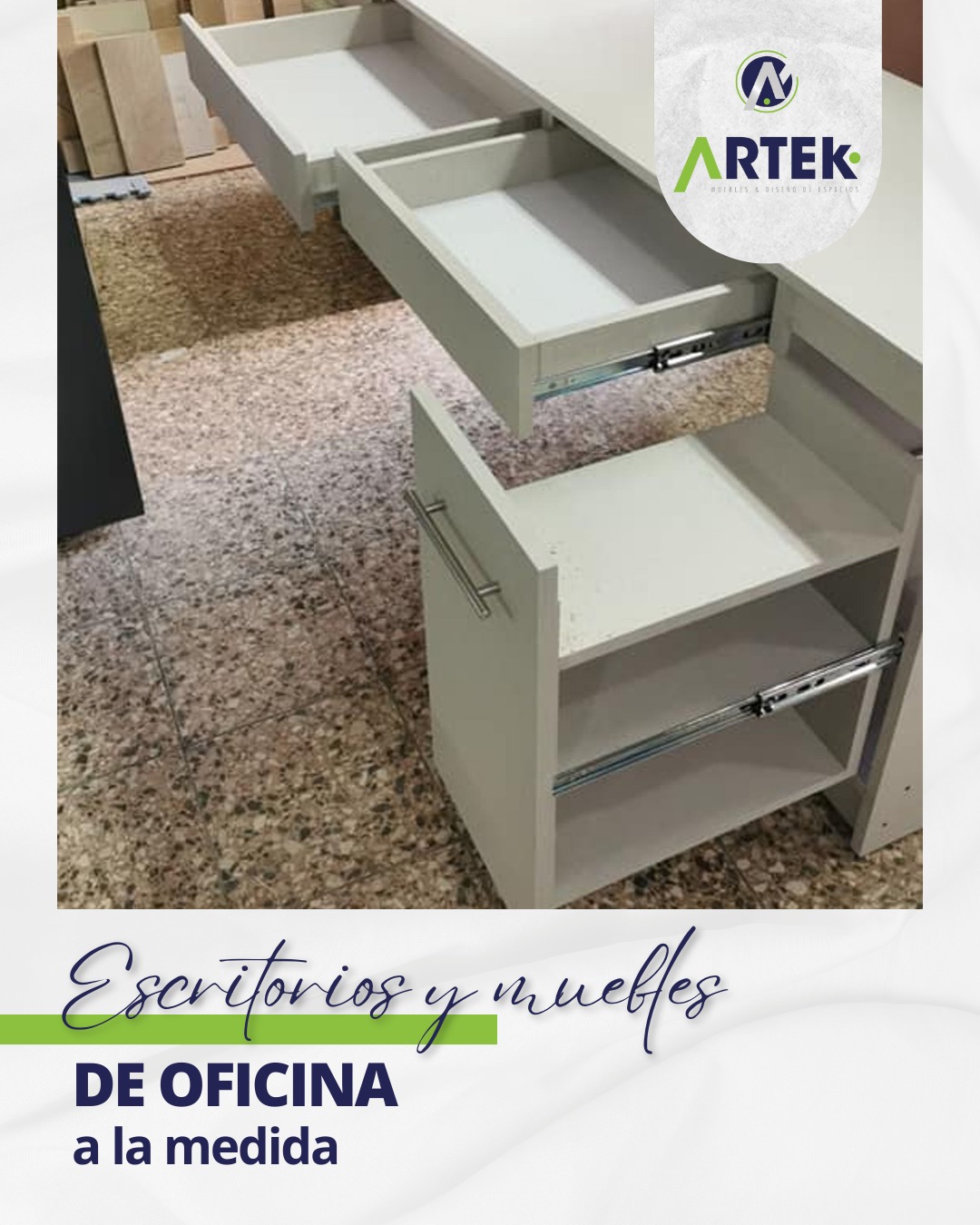 Creamos escritorios y muebles personalizados según tus necesidades y gustos